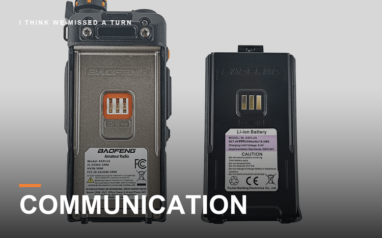 Communication - I Think We Missed a Turn adventure motorcycle collection
