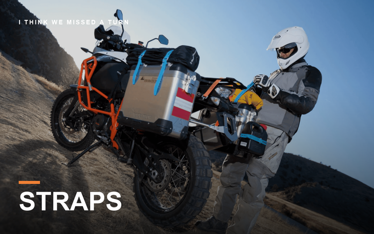 Straps - I Think We Missed a Turn adventure motorcycle collection