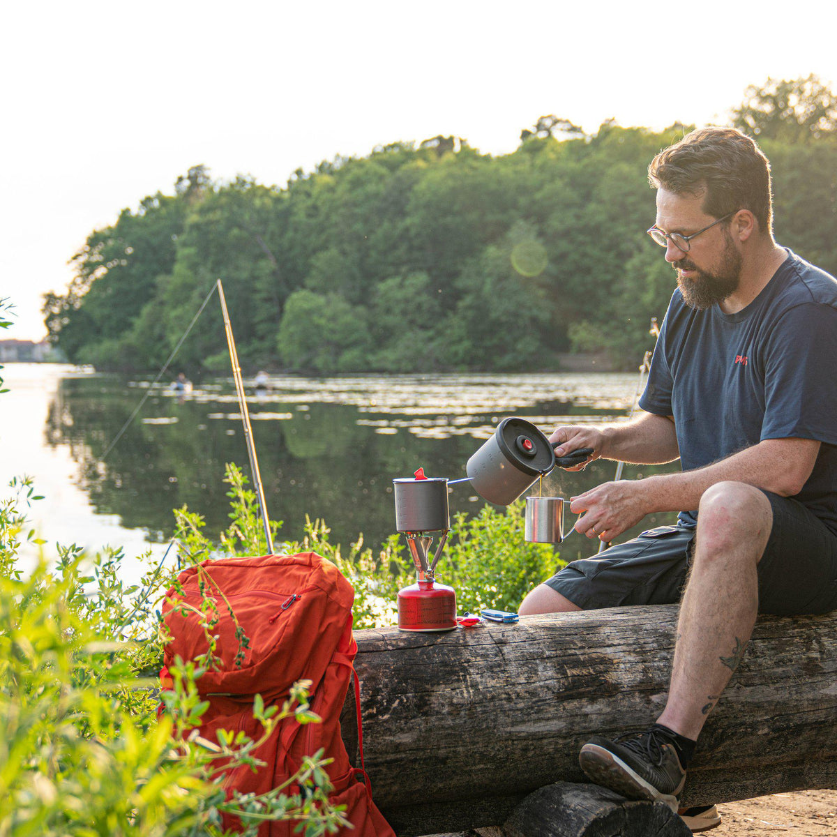 Primus Coffee/Tea Press for LiTech Trek Kettle, Trek pot and Essential trek pot