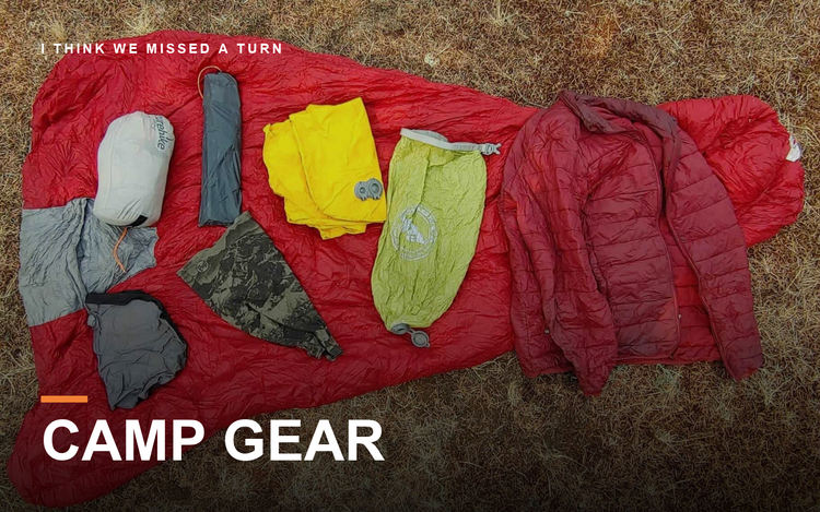 Camp Gear - I Think We Missed a Turn adventure motorcycle collection
