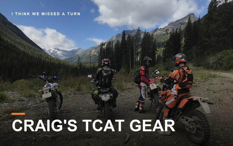 Craig's TCAT Gear - I Think We Missed a Turn adventure motorcycle collection