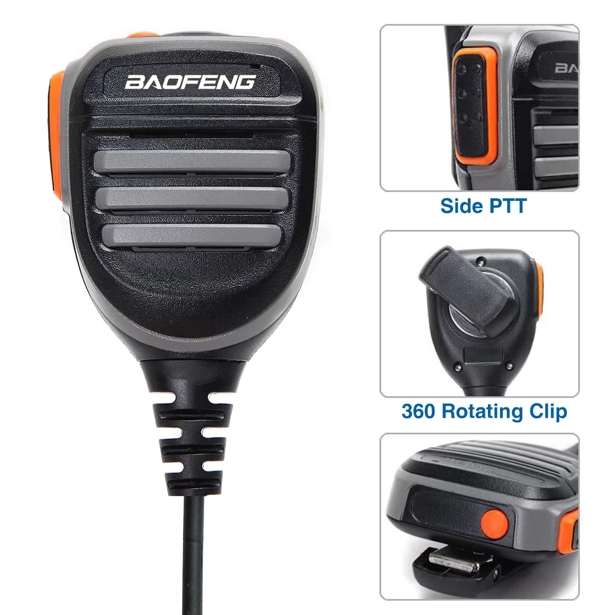 Baofeng UV-9R Waterproof Remote Shoulder Speaker Microphone