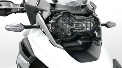 Head Light Guard - Mesh Aluminum / Stainless - BMW R1250GS & ADV / R1200GS & ADV, 2013-ON (WATER COOLED)