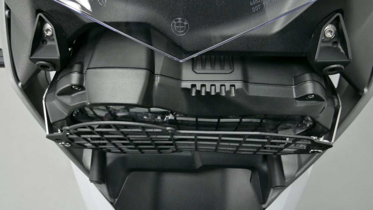 Head Light Guard - Mesh Aluminum / Stainless - BMW R1250GS & ADV / R1200GS & ADV, 2013-ON (WATER COOLED)