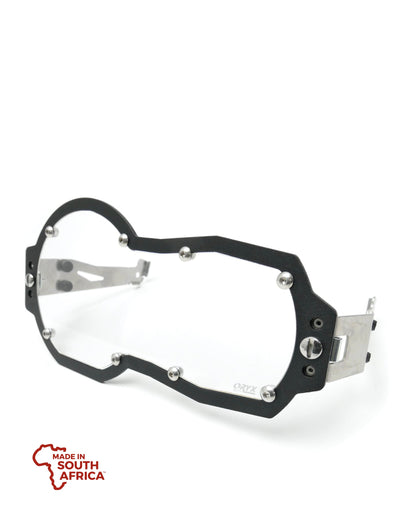 Head Light Guard - Clear Plexi / Stainless - BMW R1250GS & ADV / R1200GS & ADV, 2013- ON (WATER COOLED)