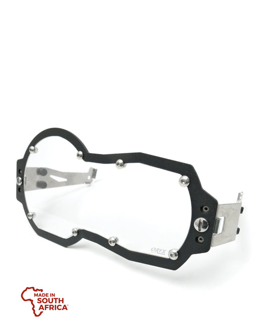 Head Light Guard - Clear Plexi / Stainless - BMW R1250GS & ADV / R1200GS & ADV, 2013- ON (WATER COOLED)