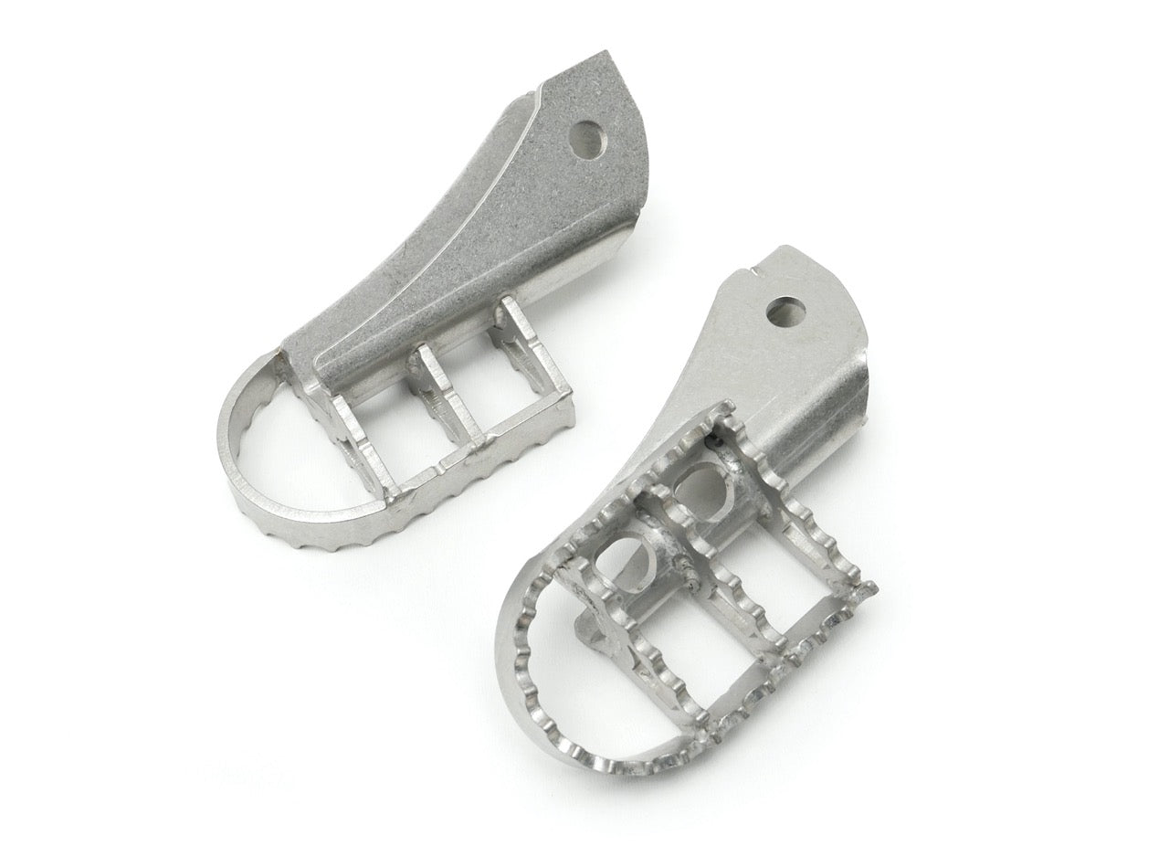 Wide Foot Pegs - Stainless Steel - BMW R1250GS & ADV / R1200GS & ADV, 2013-ON (WATER COOLED)