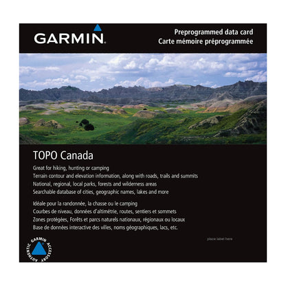 TOPO Canada All of Canada | microSD™/SD™