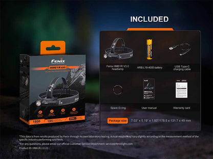 Fenix HM61R V3.0 Rechargeable Headlamp