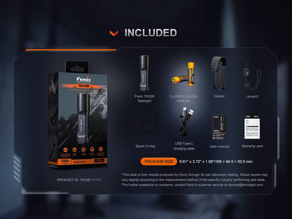 Fenix TK35R Rechargeable Flashlight