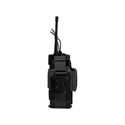 MOLLE radio holder pouch for adventure motorcycle handheld radio