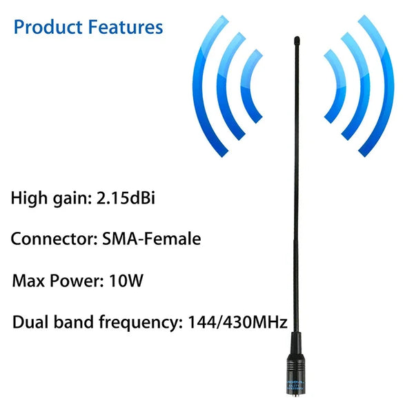 Long NA-771 Dual-Band Antenna for Baofeng Radios